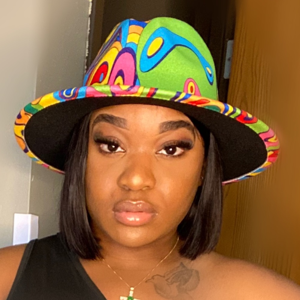 Trifecta Colored Hat Comes in One Size Fits All